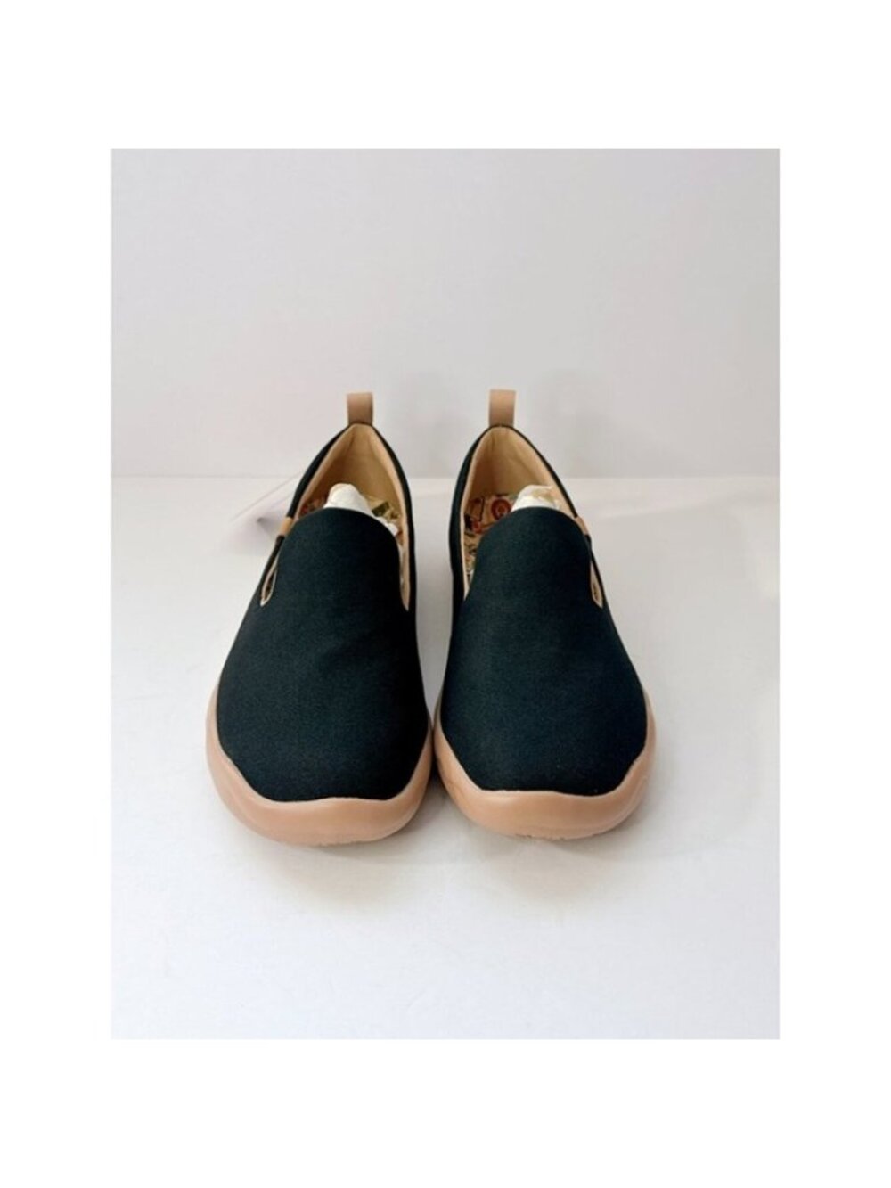 UIN Barcelona Canvas Black Slip-On Shoes Casual Men’s Size 8.5